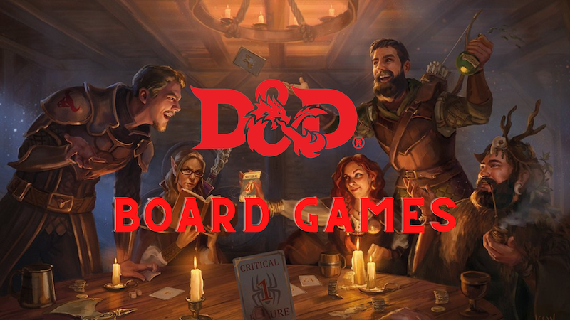 A group of adventurers playing a D&D board game.