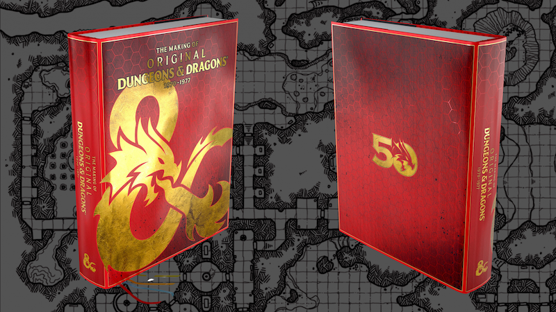 The front and back cover of the upcoming book "The Making of Original Dungeons & Dragons: 1970-1977."