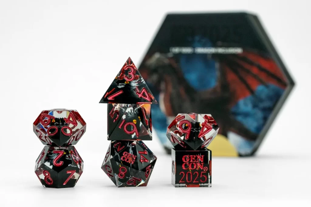 HeroQuest - Set Di Dadi Esclusivi GenCon 2024 / Gencon 2024 Exclusive Dice Set - Nuovi