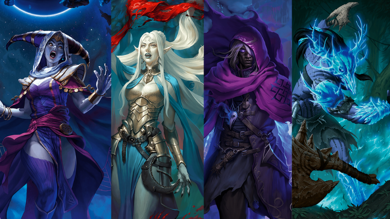 Four of the new subclasses featured in the Ravenloft: The Horrors Within D&D supplement.