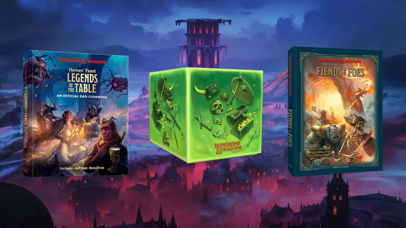 Three of the new D&D books coming out in the Fall of 2026 from Penguin Random House.